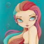 In Color - 5x7 Rainbow Mermaid Print